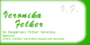 veronika felker business card